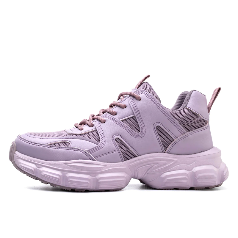 JB rex steel cap lightweight breathable sneakers pink color