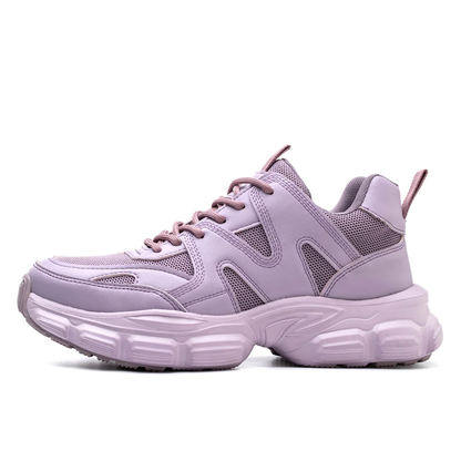 JB rex steel cap lightweight breathable sneakers pink color