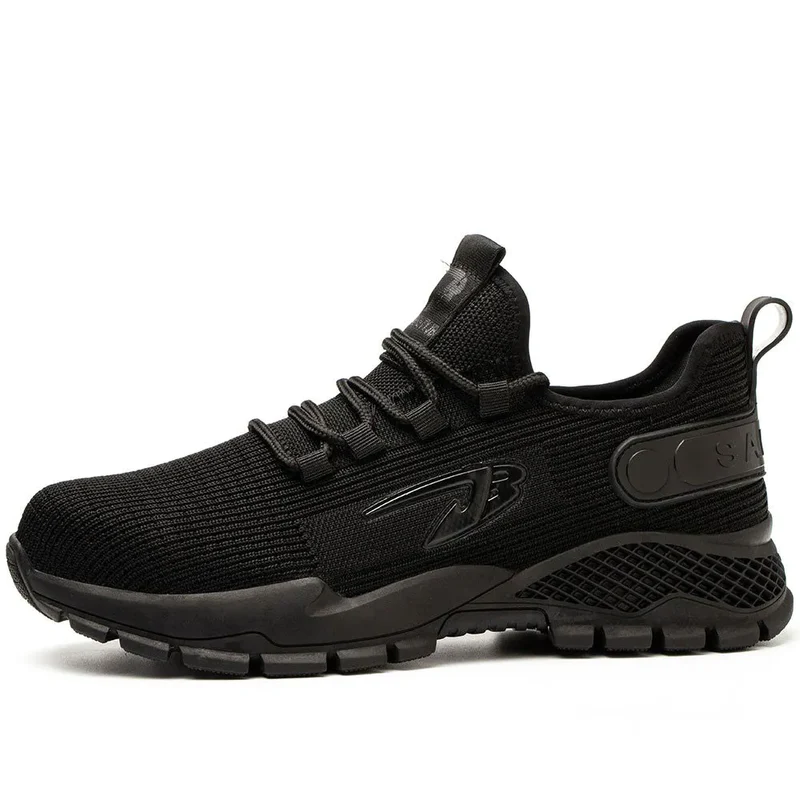 Black nike non slip top work shoes