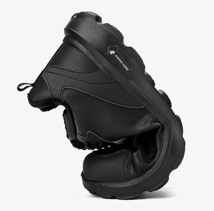 Roster jiefu splash flexible microfiber waterproof work shoes