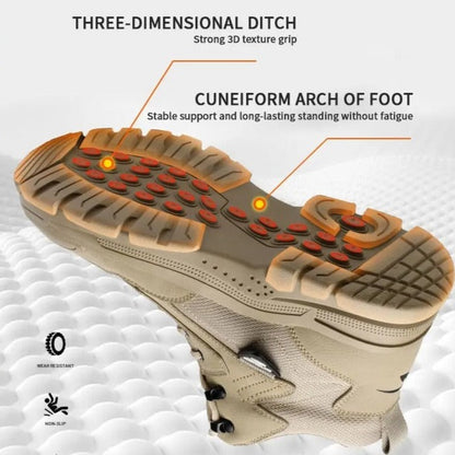 JB | Rafelo Fireproof Lightweight Waterproof Steel Toe Safety Work Shoes
