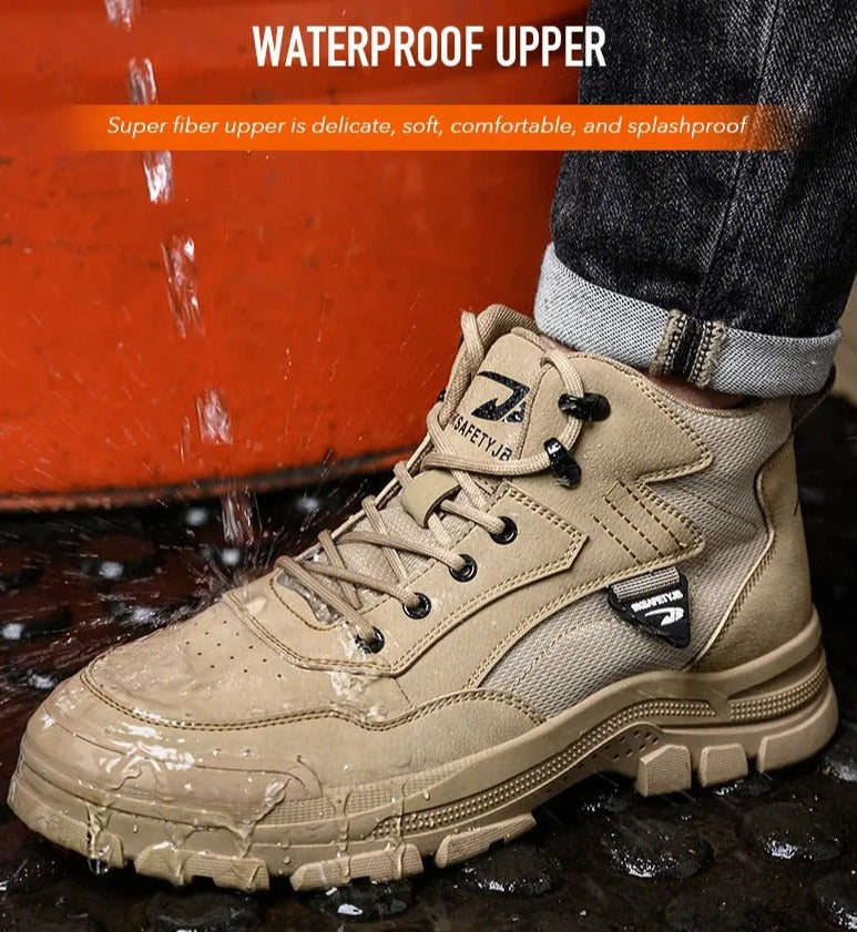 JB | Rafelo Fireproof Lightweight Waterproof Steel Toe Safety Work Shoes