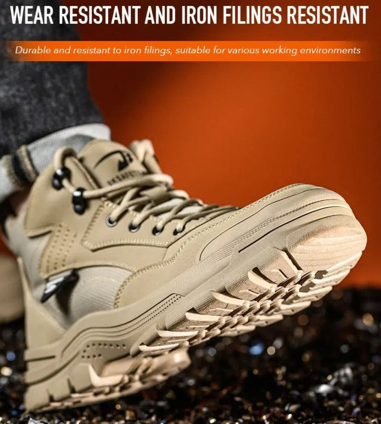 JB | Rafelo Fireproof Lightweight Waterproof Steel Toe Safety Work Shoes