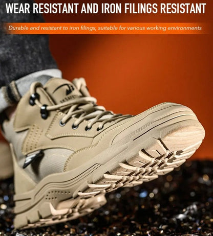 JB | Rafelo Fireproof Lightweight Waterproof Steel Toe Safety Work Shoes
