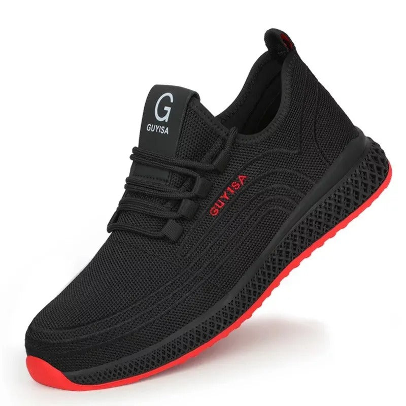 Guyisa | RedX Lightweigh Steel Toe Safety Work Shoes
